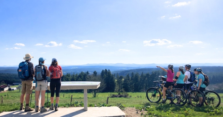 Randonnées et vélo aux Sétoux - GR65 - Haute-Loire